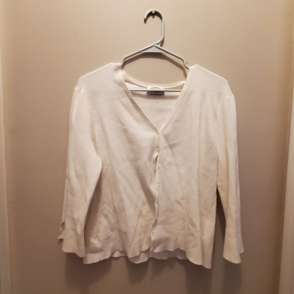 Off white warm cardigan
